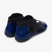 Camper Right Womens Sandals US-89704 Blue Black Friday Sale